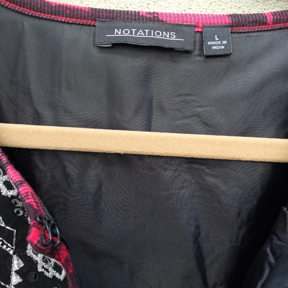 Notations Japanese Inspired Jacket Black in Medium - Picture 5 of 8